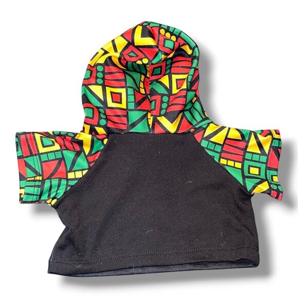 Build a Bear Workshop Black History Hoodie Bob Marley 24 7 365 Accessory Clothes - Picture 6 of 7